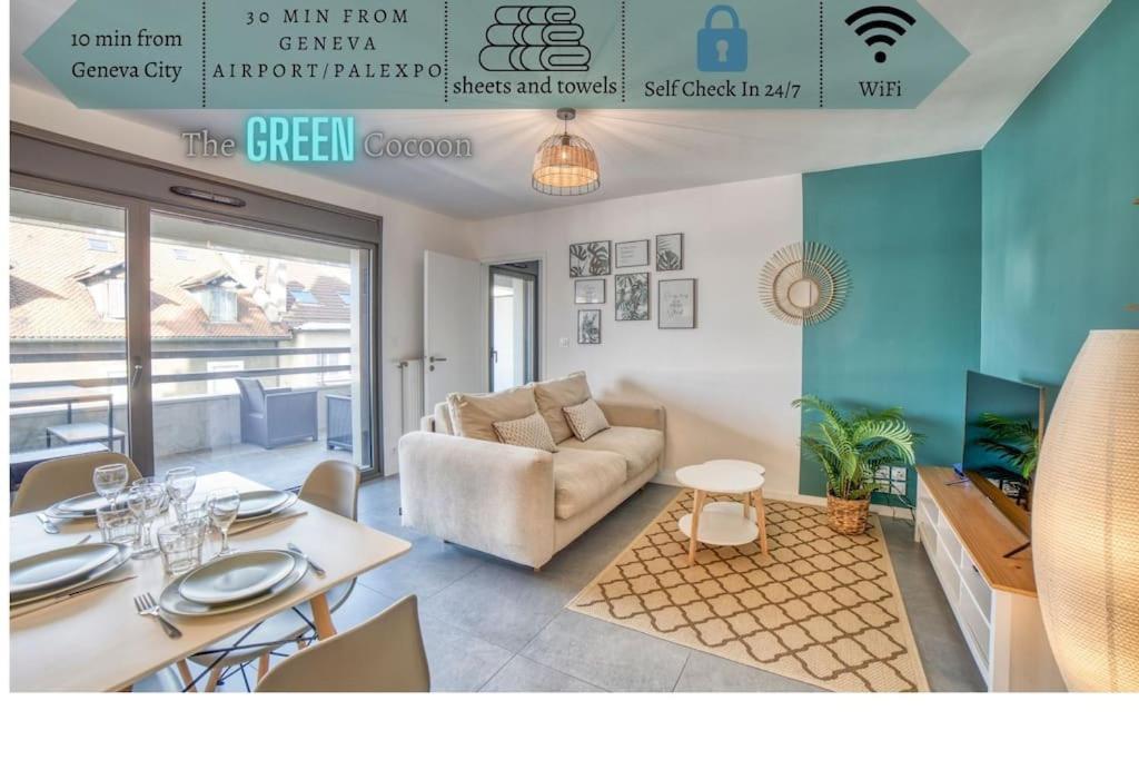 Green Cocon - Gare Annemasse A 3Min-Geneve Acces Direct 외부 사진